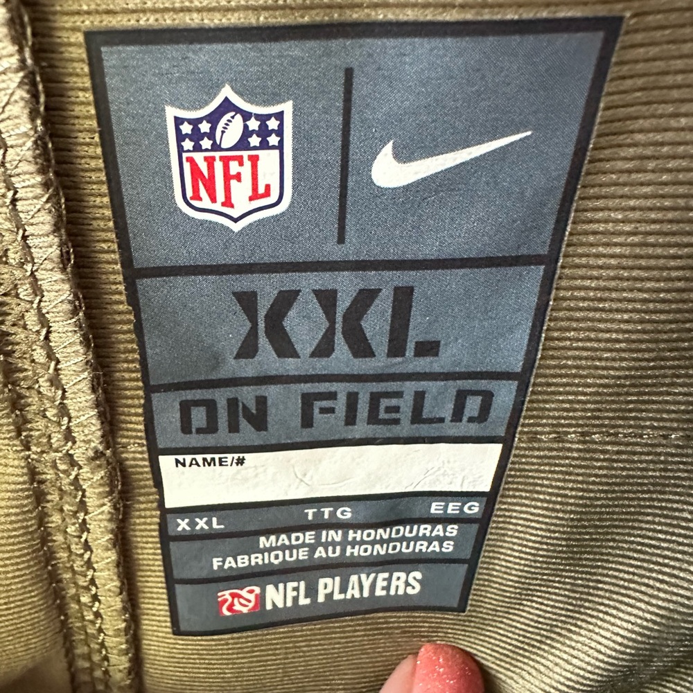 Nike San Francisco 49ers Mohamed Sanu #19 Salute Jersey XXL NWOT - Picture 9 of 12